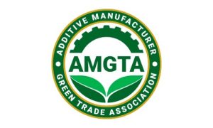 Additive Manufacturing Green Trade Association logo.