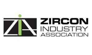 Zircon Industry Association logo.